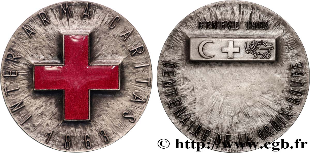 MEDICINE - MEDICAL SOCIETIES - DOCTORS Médaille, Centenaire de la croix-rouge AU