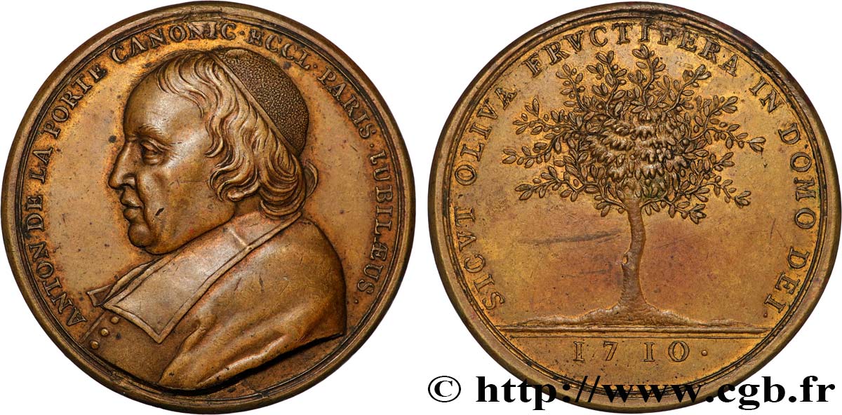 LOUIS XIV  THE SUN KING  Médaille, Anton de la Porte MBC