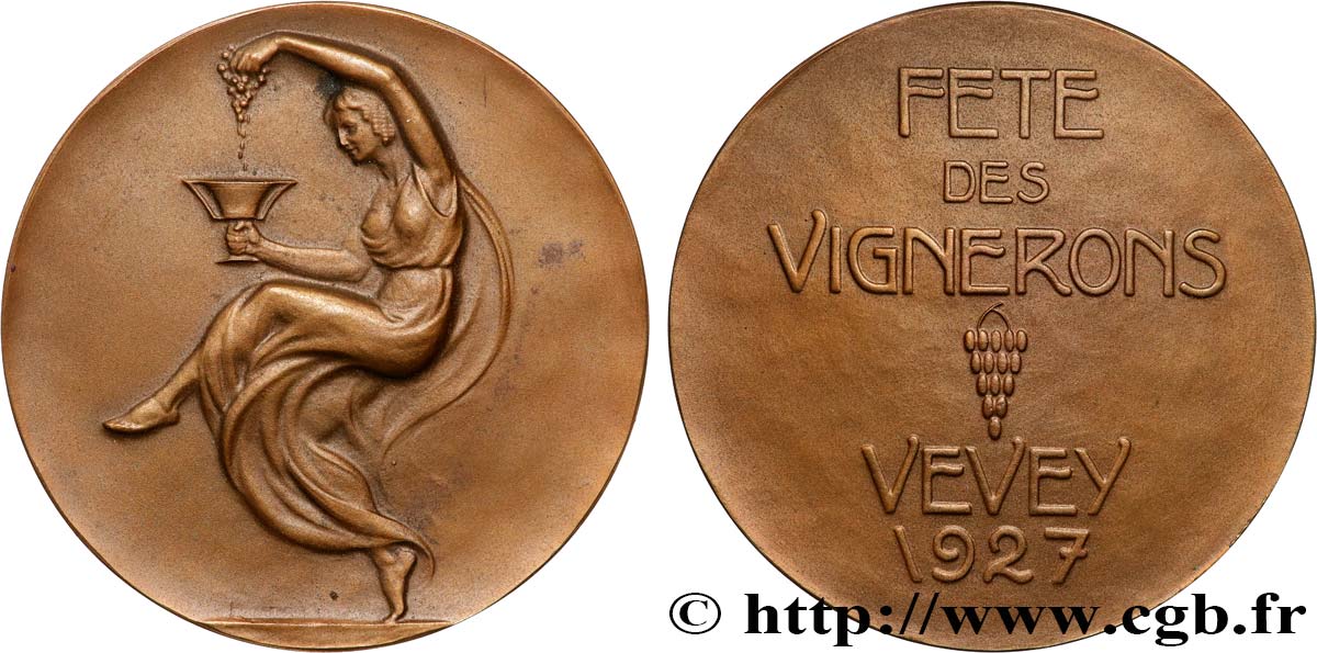 SUISSE Médaille, Fête des vignerons de Vevey SPL