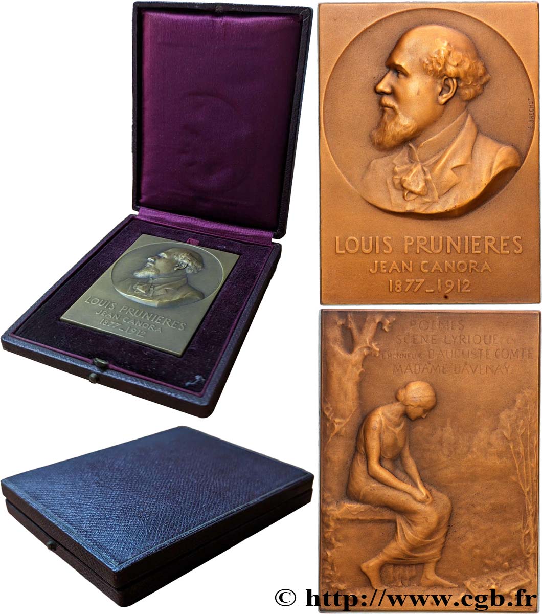 LITTÉRATURE : ÉCRIVAINS/ÉCRIVAINES - POÈTES Plaquette, Louis Prunières dit Jean Canora SUP