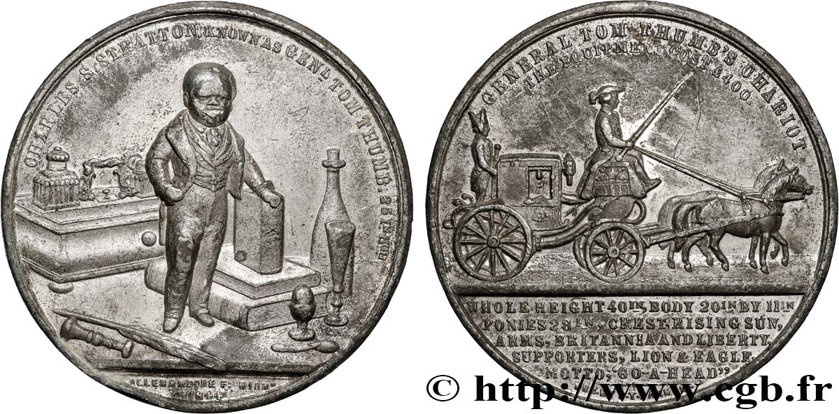 VEREINIGTEN KÖNIGREICH Médaille, Charles Sherwood Stratton fSS