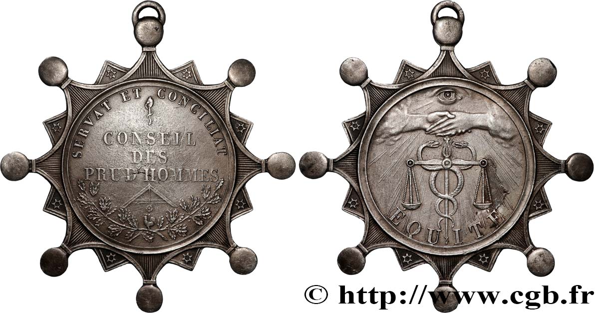 LOUIS-PHILIPPE Ier Médaille, Conseil des Prud’Hommes TTB