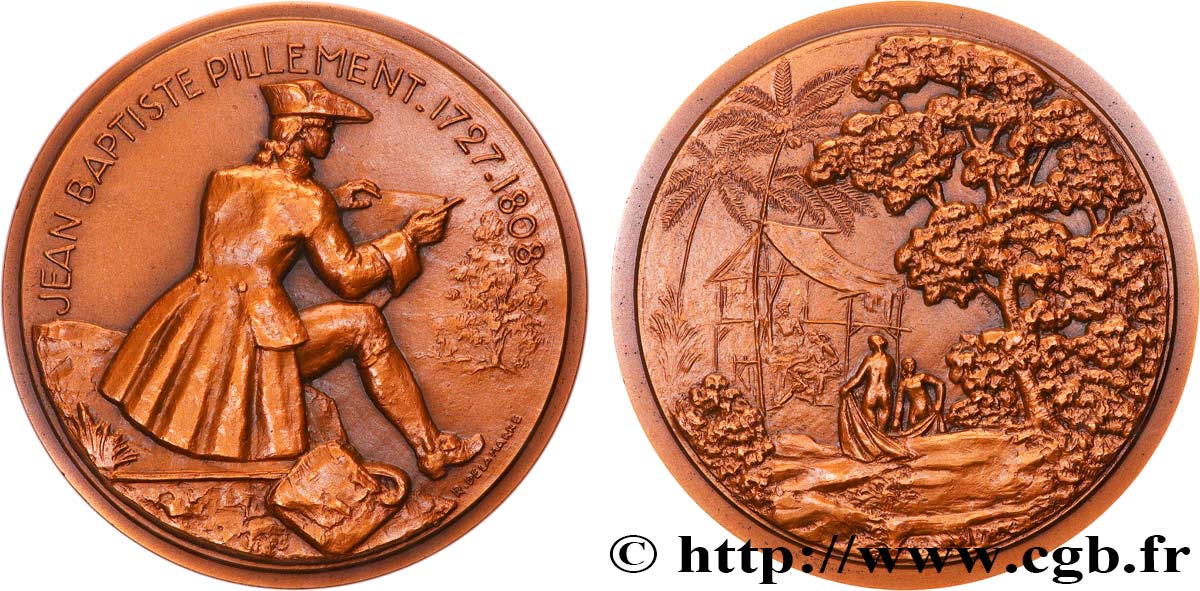 ARTISTS : MUSICIANS, PAINTERS, SCULPTORS Médaille, Jean-Baptiste Pillement, n°1 AU