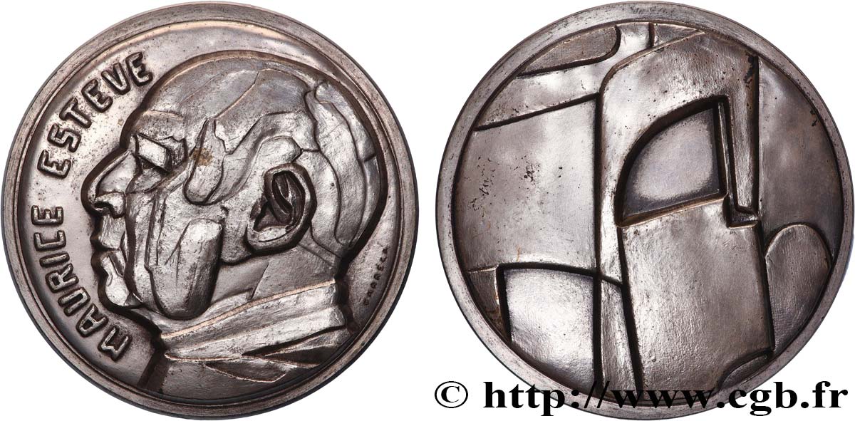 ARTISTS : MUSICIANS, PAINTERS, SCULPTORS Médaille, Maurice Estève, n°2 AU