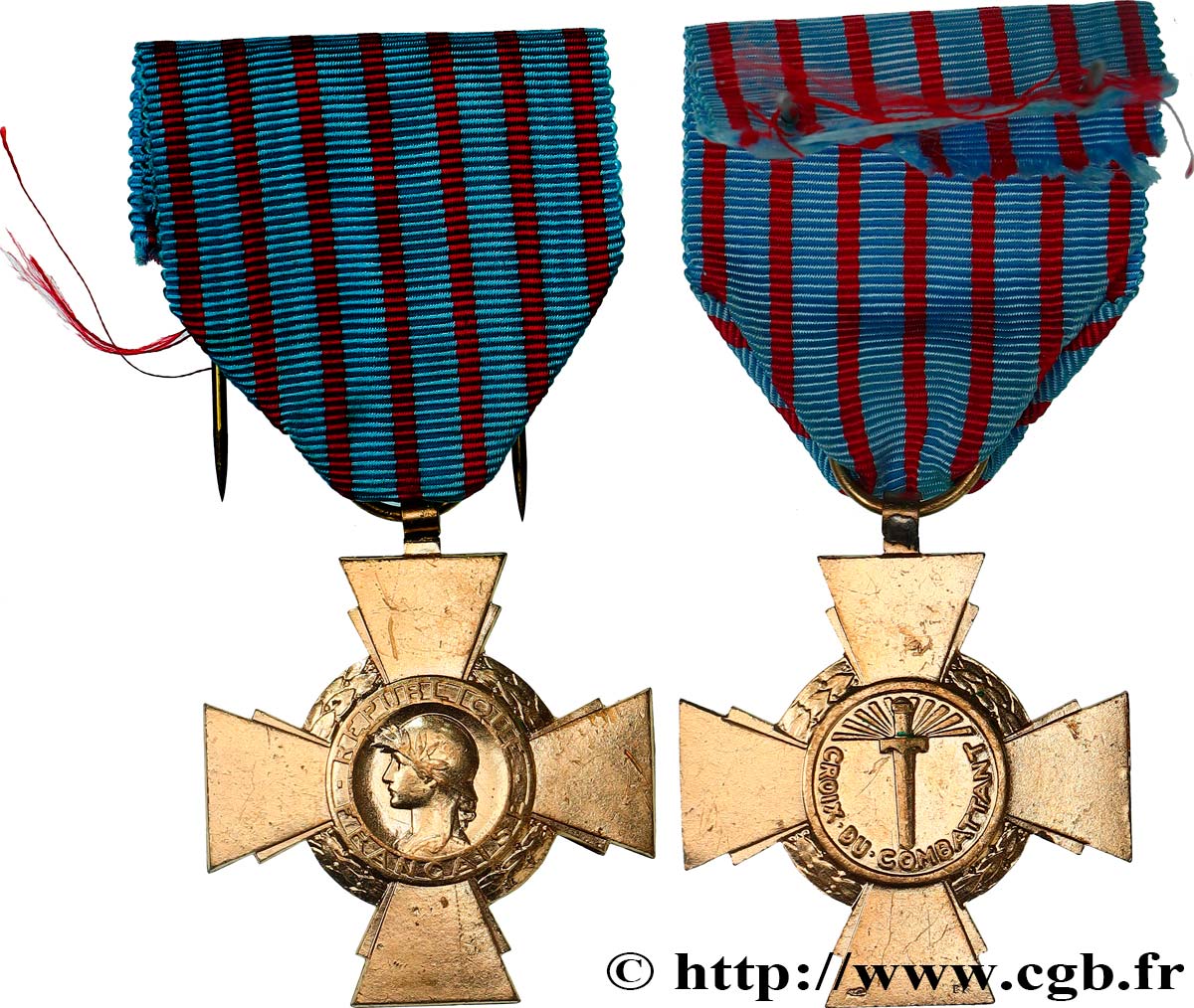 DRITTE FRANZOSISCHE REPUBLIK Croix du combattant SS