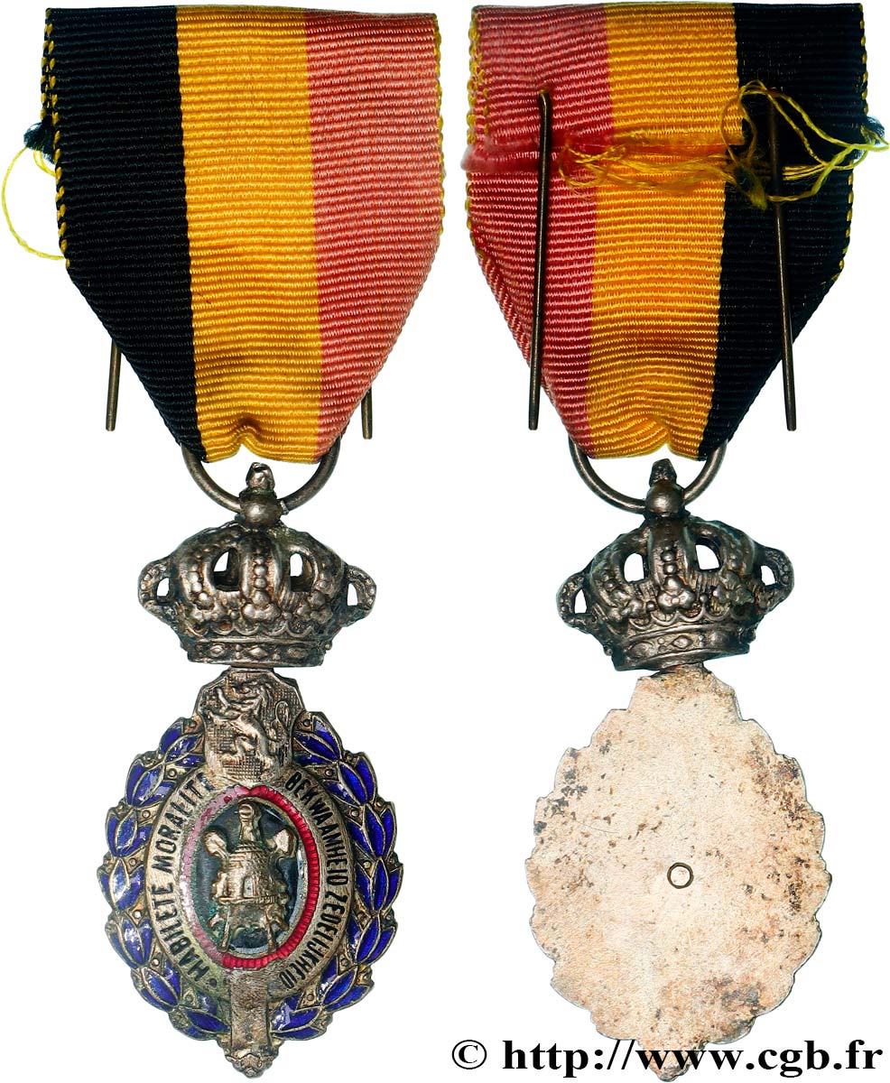 BELGIUM Médaille de travail, Habileté et moralité XF