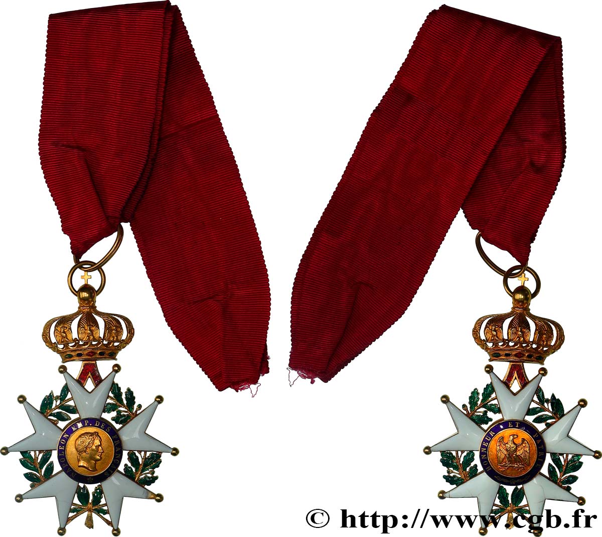 SECONDO IMPERO FRANCESE Médaille, Légion d’honneur, Bijou de Commandeur, modèle second empire q.SPL