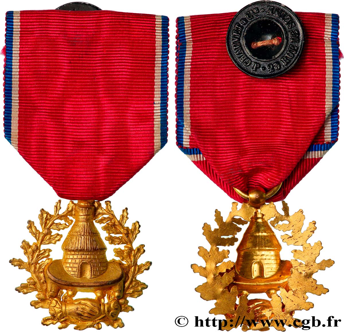 ASSURANCES Médaille, Caisse de secours mutuels TTB+