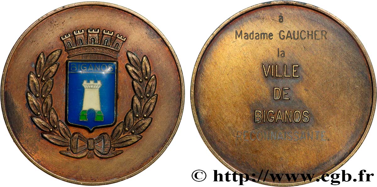 CINQUIÈME RÉPUBLIQUE Médaille, Reconnaissance TTB