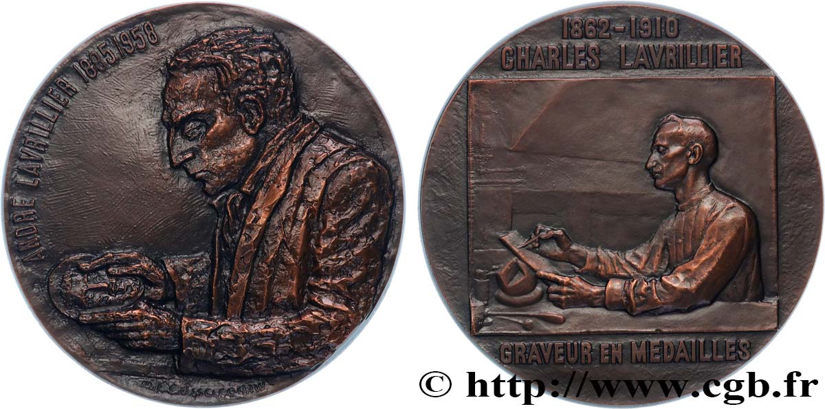 ARTISTS : MUSICIANS, PAINTERS, SCULPTORS Médaille, André Lavrillier AU