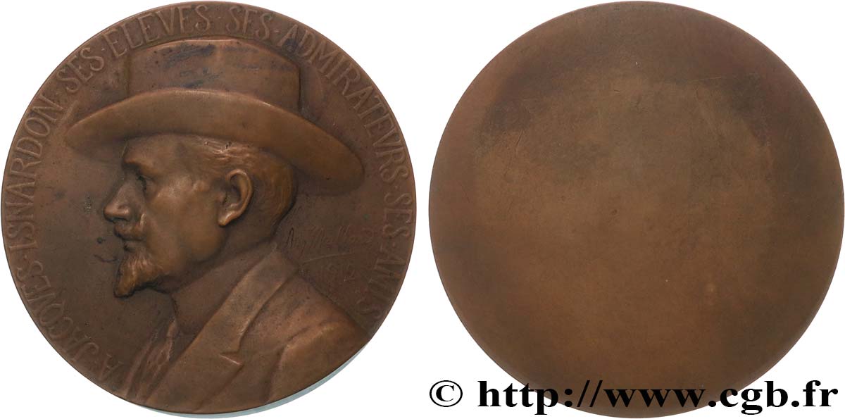 III REPUBLIC Médaille, Jacques Isnardon AU