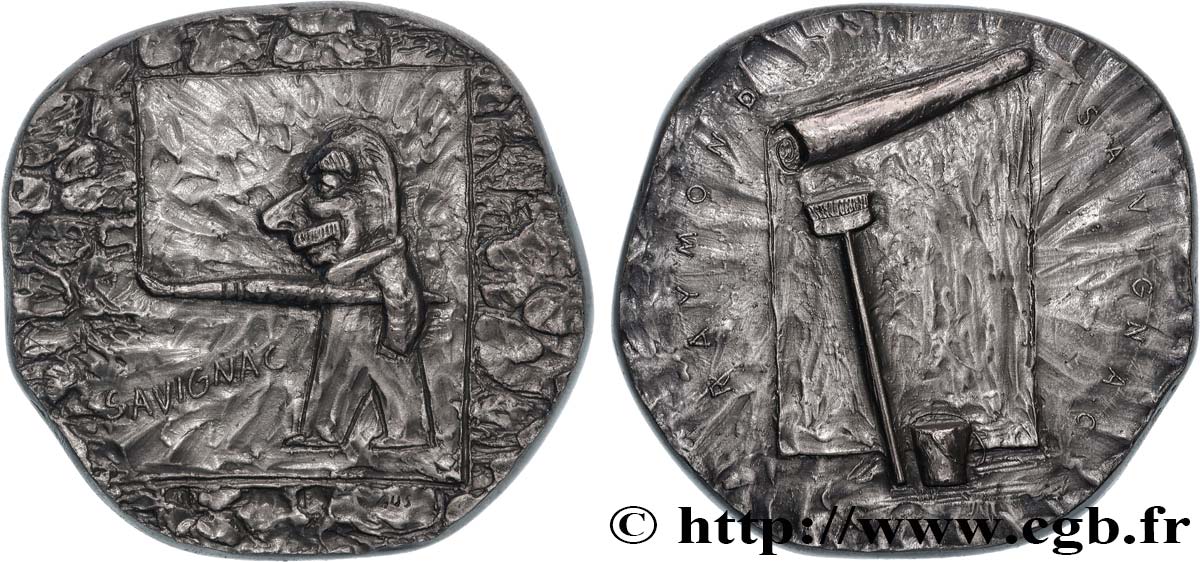 ARTISTES : GRAVEURS, PEINTRES, SCULPTEURS Médaille, Raymond Savignac, n°16 AU