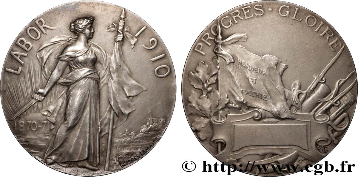 TROISIÈME RÉPUBLIQUE Médaille de récompense, Labor TTB+