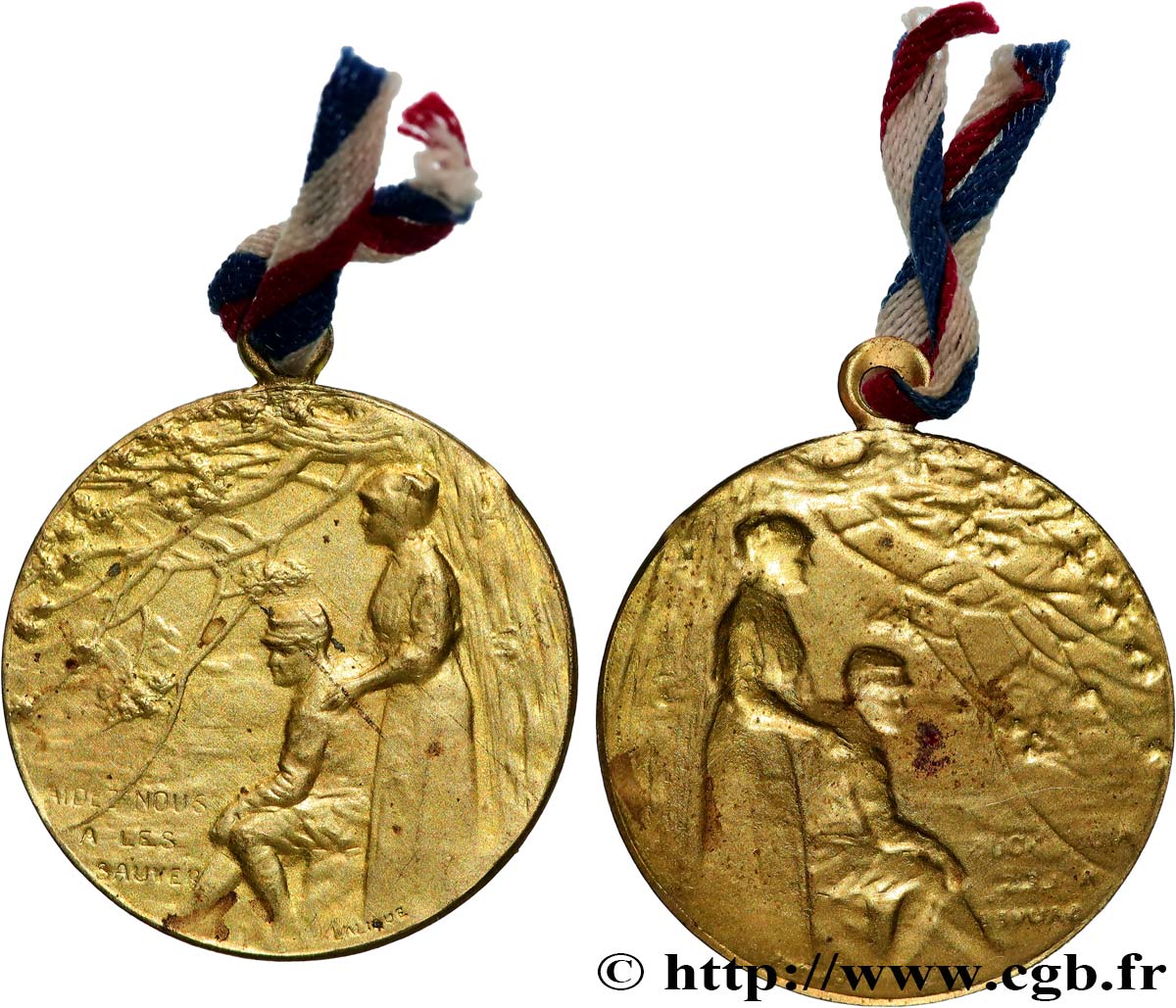 DRITTE FRANZOSISCHE REPUBLIK Médaille, Aidez-nous à les sauver fVZ