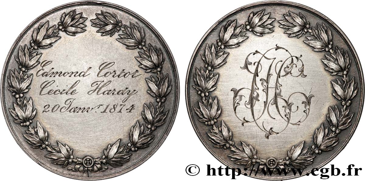 AMOUR ET MARIAGE Médaille de mariage BB