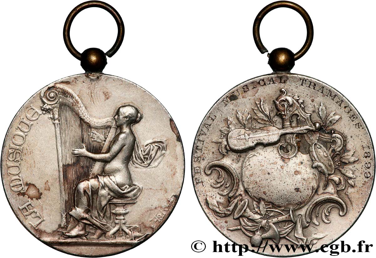DRITTE FRANZOSISCHE REPUBLIK Médaille, Festival musical SS