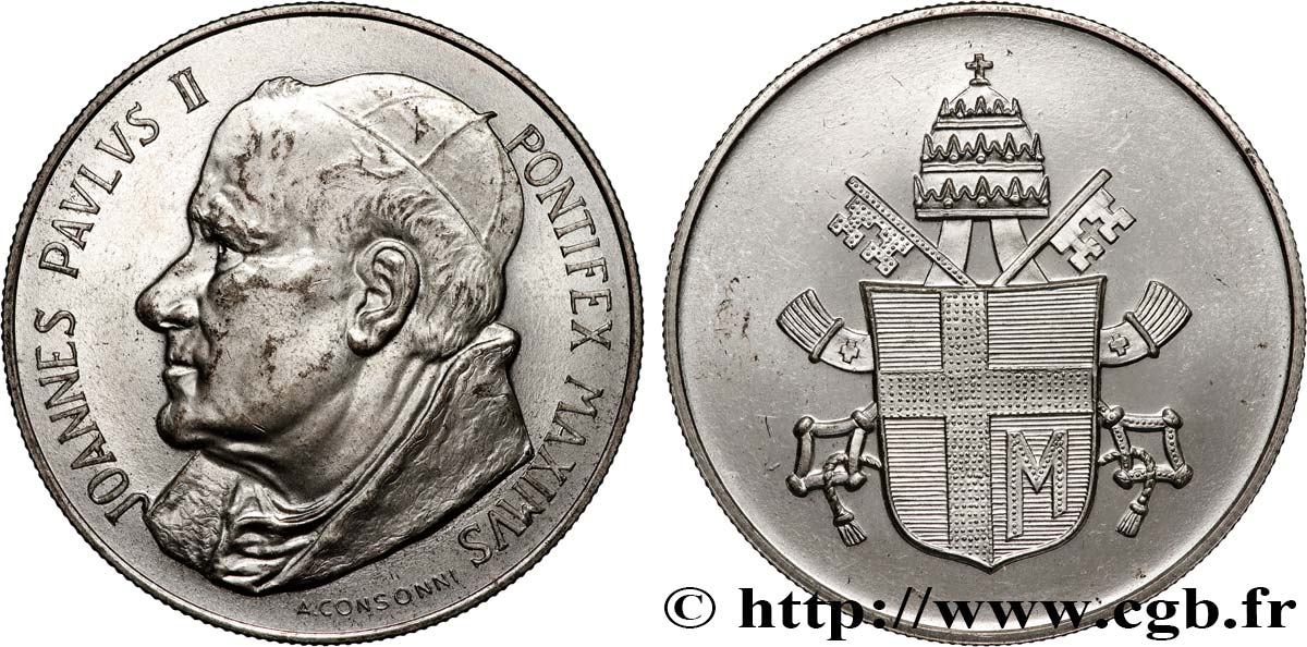 JEAN-PAUL II (Karol Wojtyla) Médaille, Jean Paul II XF/AU