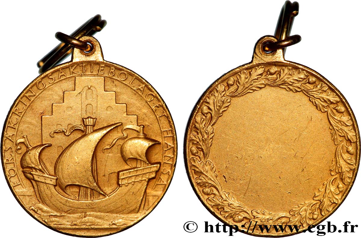SUÈDE Médaille, Hansa EBC