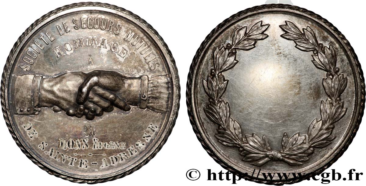 ASSURANCES Médaille, Secours mutuels TTB+