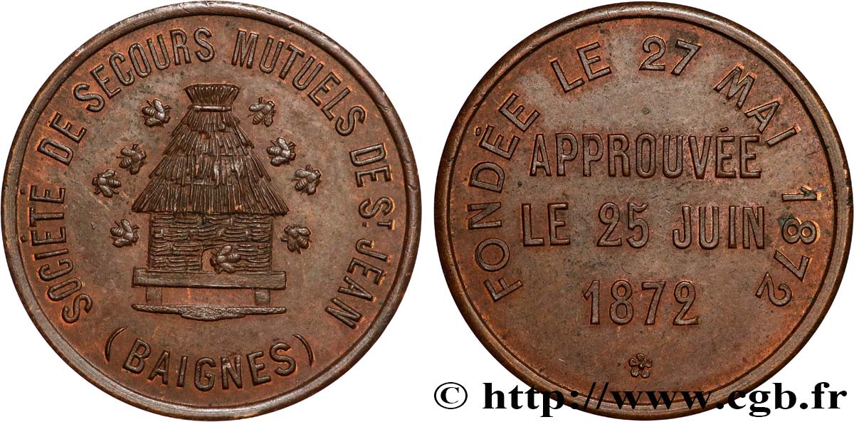 ASSURANCES Médaille, Société de secours mutuels de St Jean AU