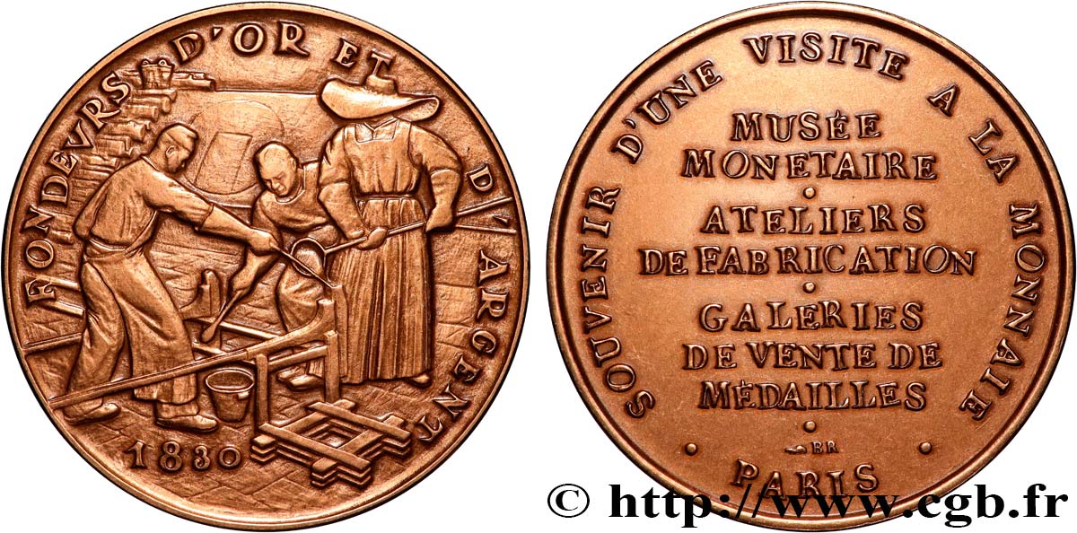 MONNAIE DE PARIS Médaille, Musée Monétaire q.SPL