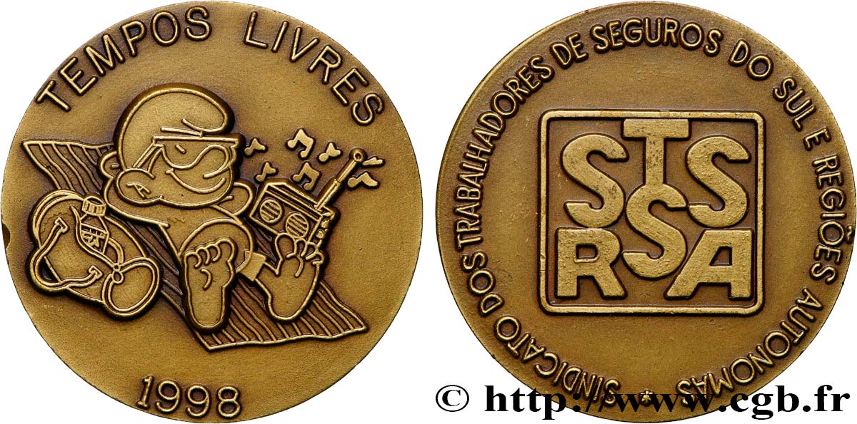 ASSURANCES Médaille, Syndicat des travailleurs de l’assurance du sud et des régions autonomes AU