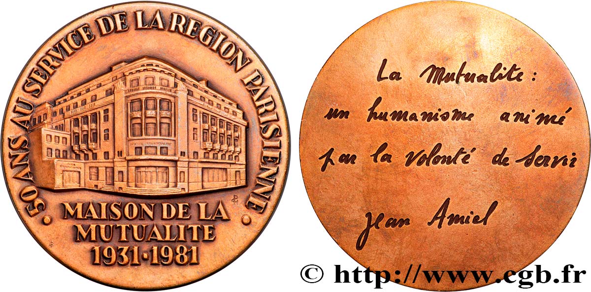 ASSURANCES Médaille, Maison de la mutualité XF