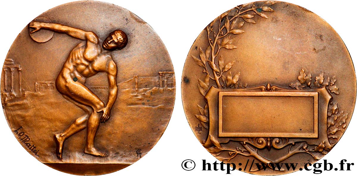 SPORTS Médaille, Discobole SS