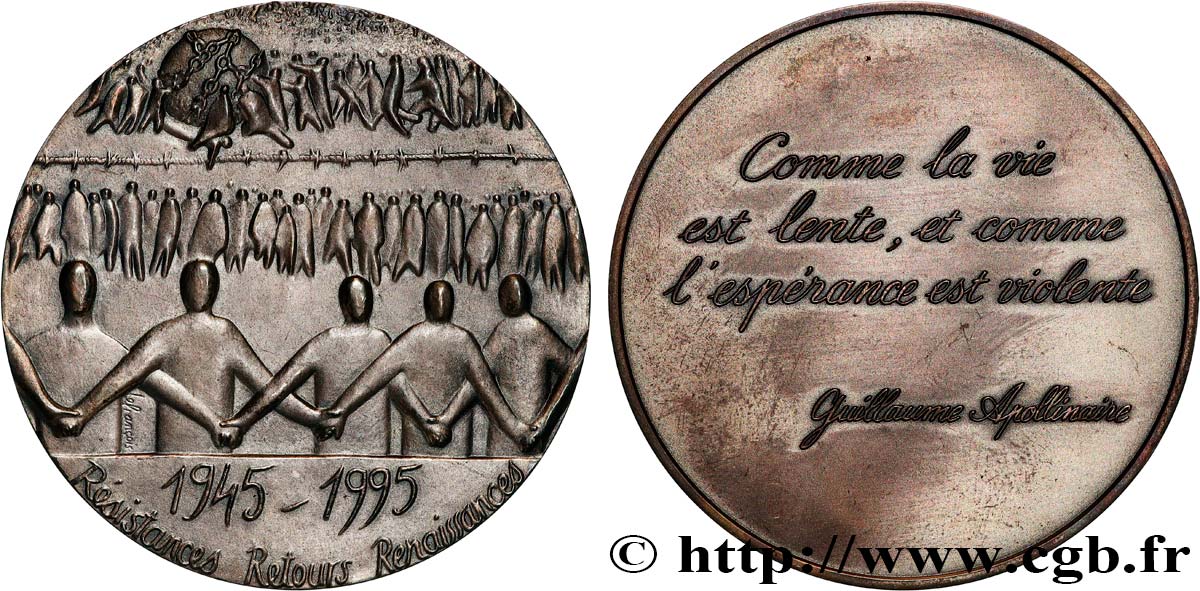 V REPUBLIC Médaille, Résistances, retours et renaissances AU