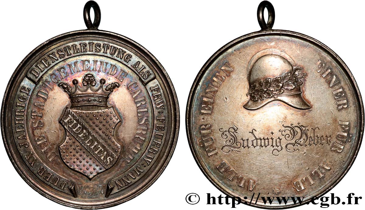 DEUTSCHLAND Médaille, Service SS