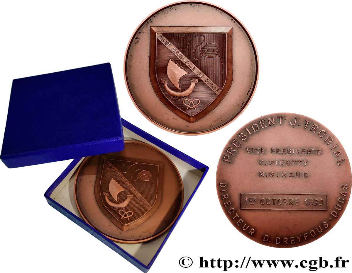 FUNFTE FRANZOSISCHE REPUBLIK Médaille, Port autonome SS/fVZ