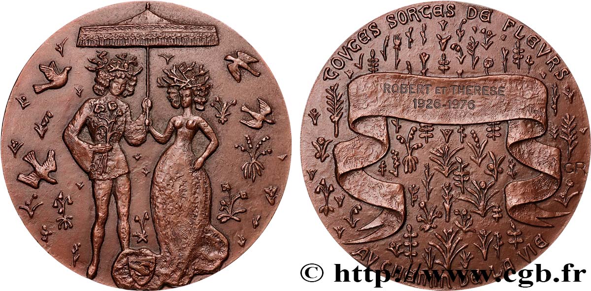 AMOUR ET MARIAGE Médaille de mariage SUP