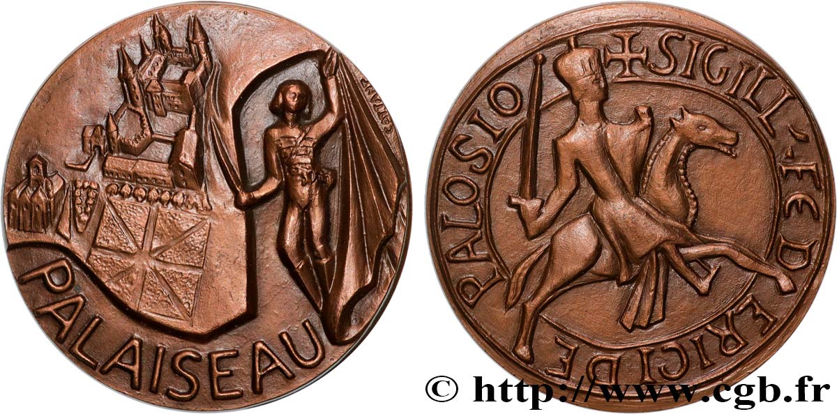 QUINTA REPUBLICA FRANCESA Médaille, Palaiseau EBC