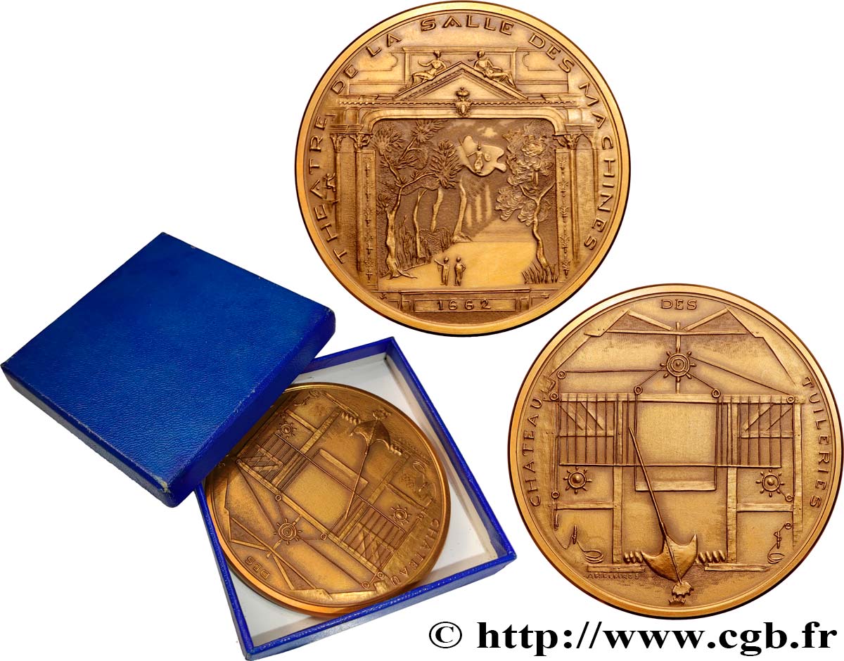 MONUMENTS ET HISTOIRE Médaille, Théâtre du Château des Tuileries n°258 SUP