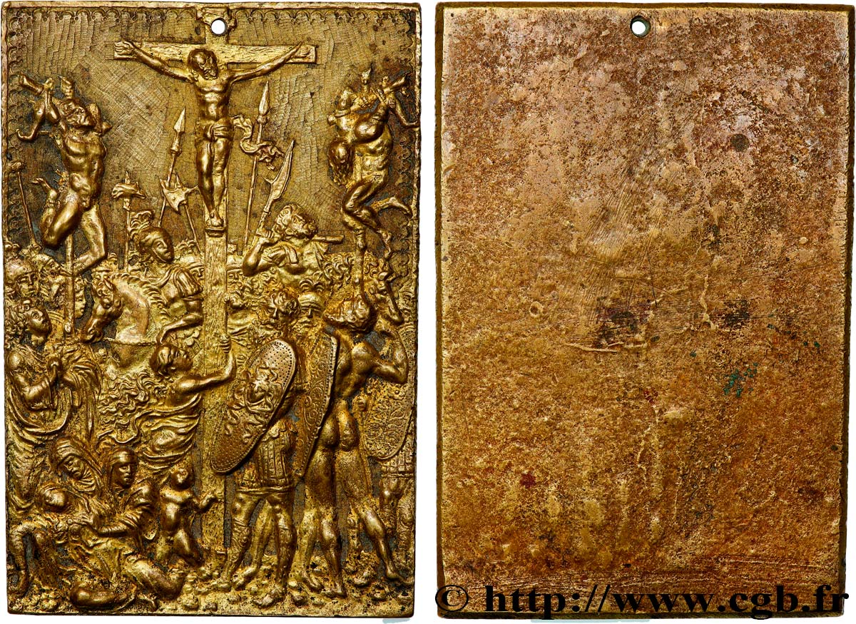 MÉDAILLES RELIGIEUSES Plaquette, Mort du Christ VF