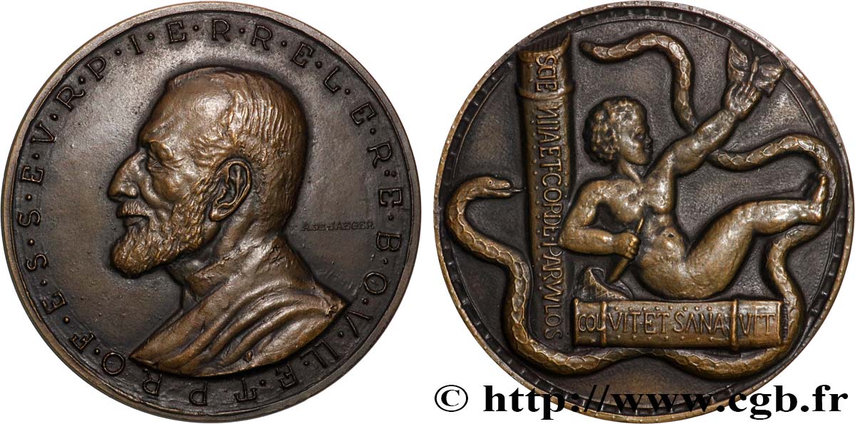 MEDICINE - MEDICAL SOCIETIES - DOCTORS Médaille, Professeur Pierre Lereboullet AU