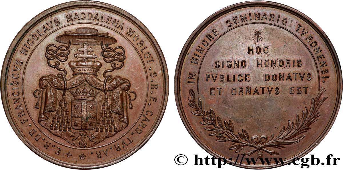 RELIGIOUS MEDALS Médaille, François Nicolas Madeleine Morlot AU