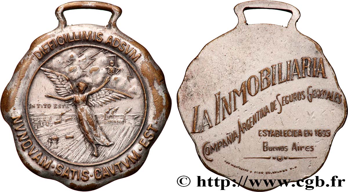 ARGENTINIEN Médaille, La Immobiliaria SS