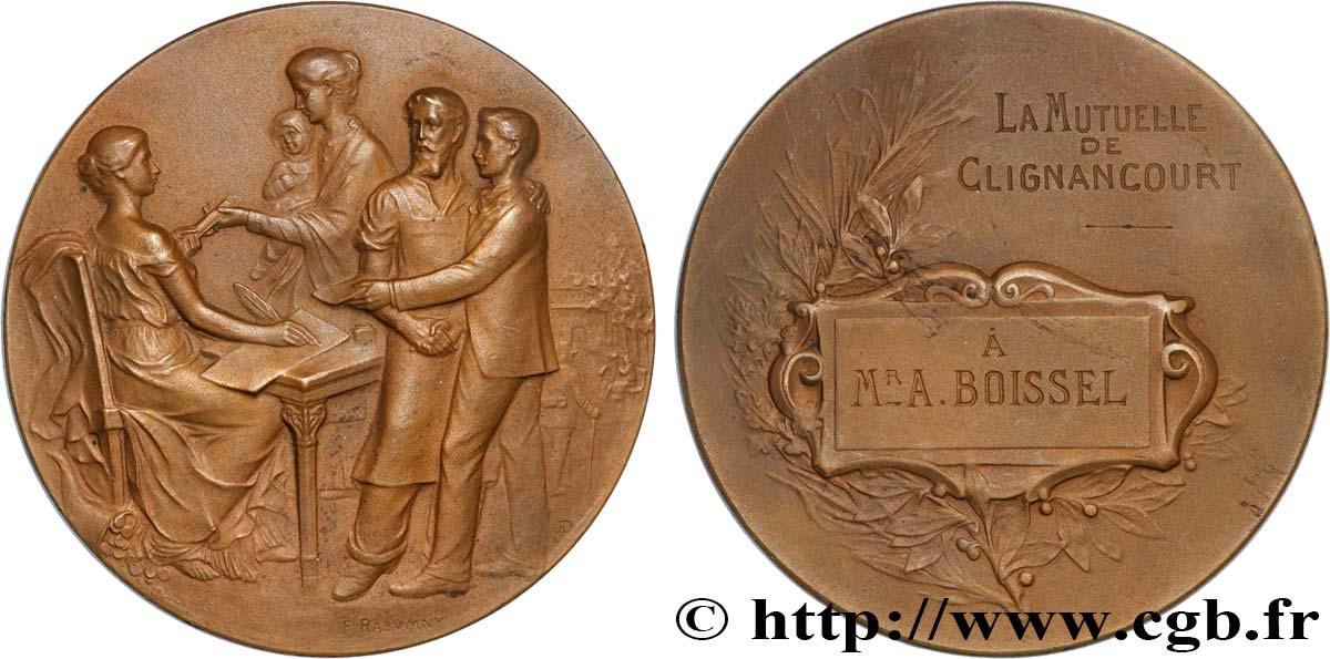 INSURANCES Médaille, La Mutualité de Clignancourt AU