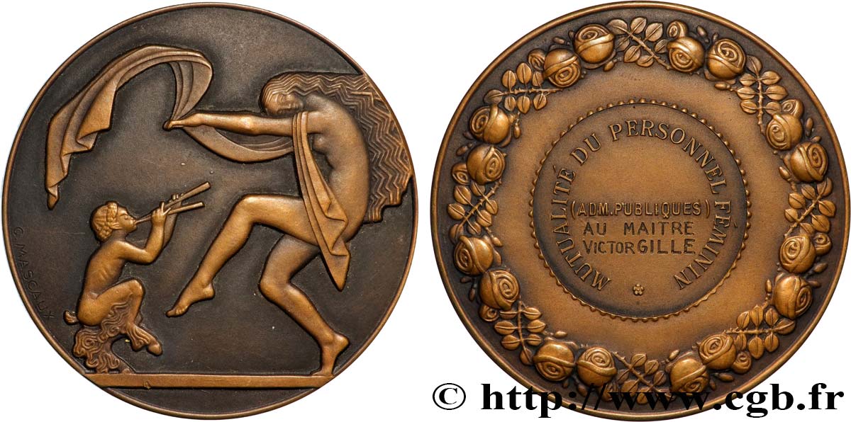ASSURANCES Médaille, Mutualité du personnel féminin AU
