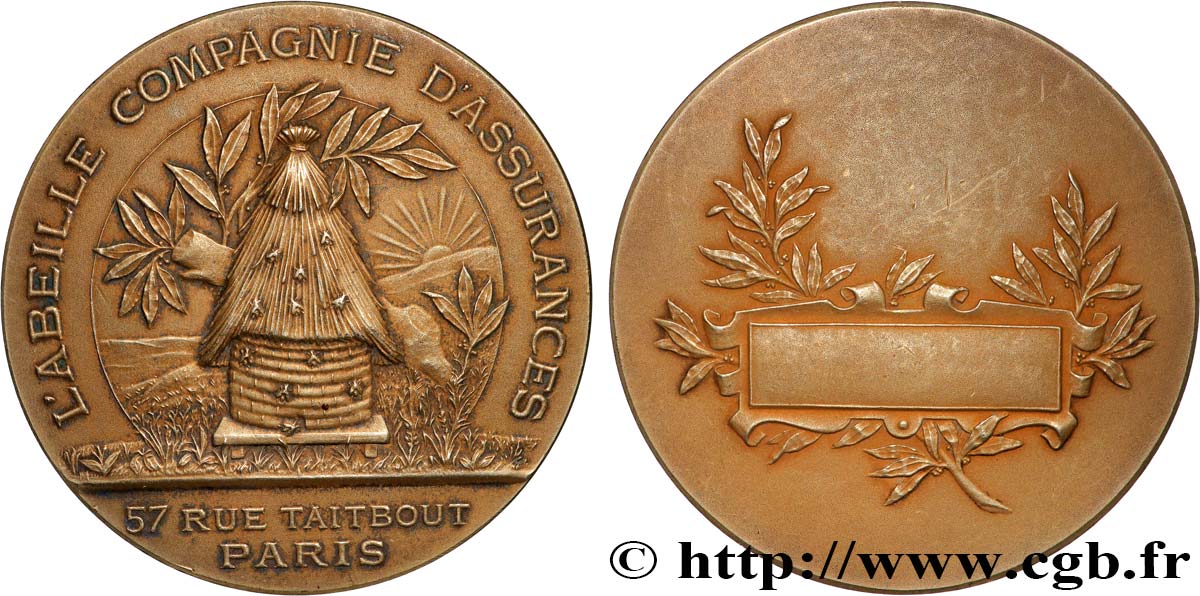 INSURANCES Médaille, L’Abeille, compagnie d’assurances AU