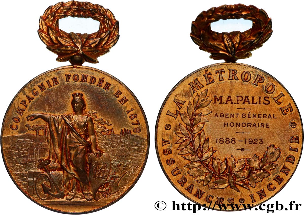 LES ASSURANCES Médaille, La Métropole fVZ/VZ