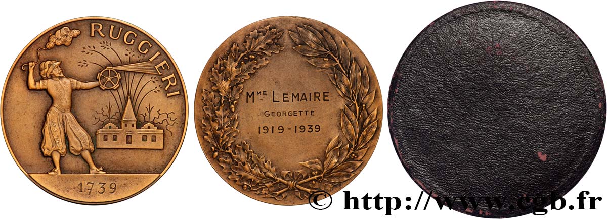 TROISIÈME RÉPUBLIQUE Médaille, Ruggieri TTB+