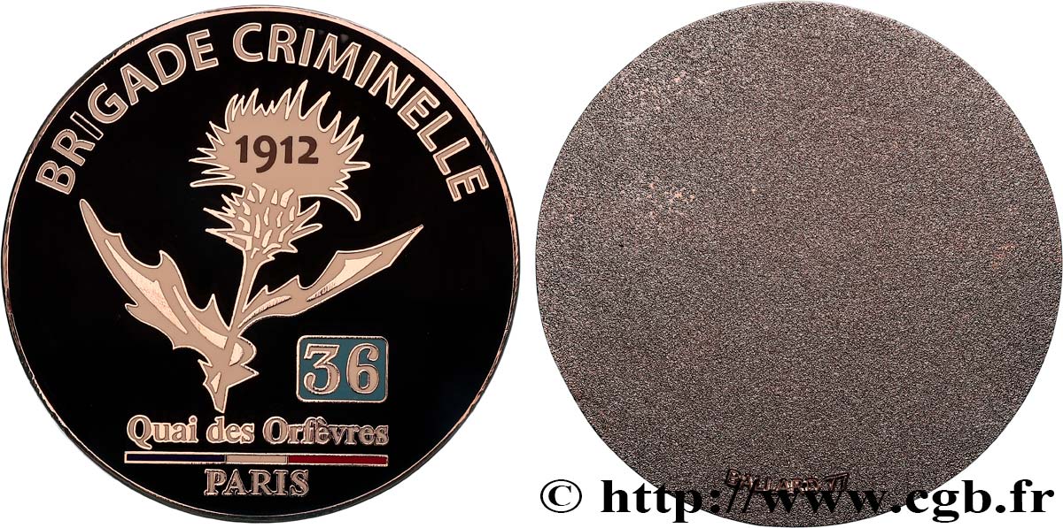 V REPUBLIC Médaille, Brigade criminelle AU