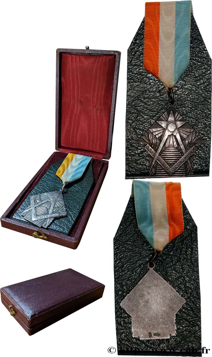 FRANC - MAÇONNERIE Médaille, Loge Marnix de Sainte-Aldegonde TTB+