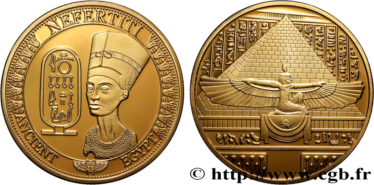 EGYPT Médaille, Néfertiti Proof set