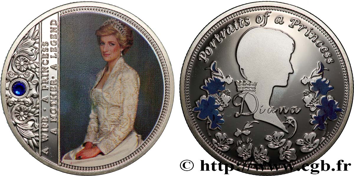 GRANDE-BRETAGNE - ÉLISABETH II Médaille, Princesse Diana FDC