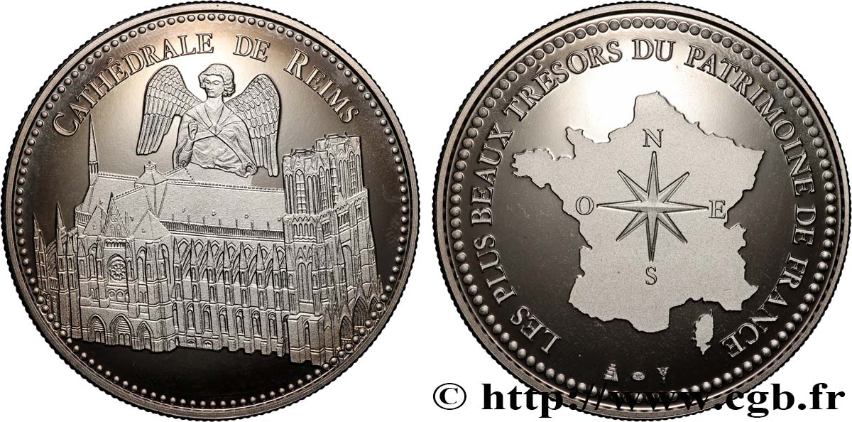 MONUMENTS ET HISTOIRE Médaille, Cathédrale de Reims SUP/SPL