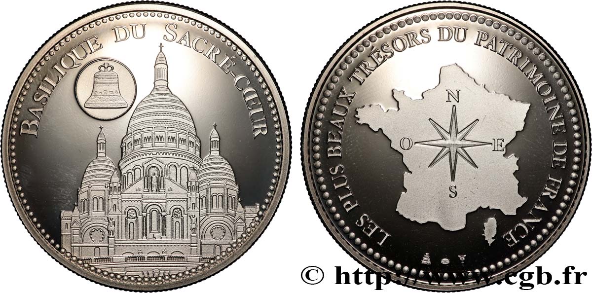 MONUMENTS ET HISTOIRE Médaille, Basilique du Sacré-Coeur SPL