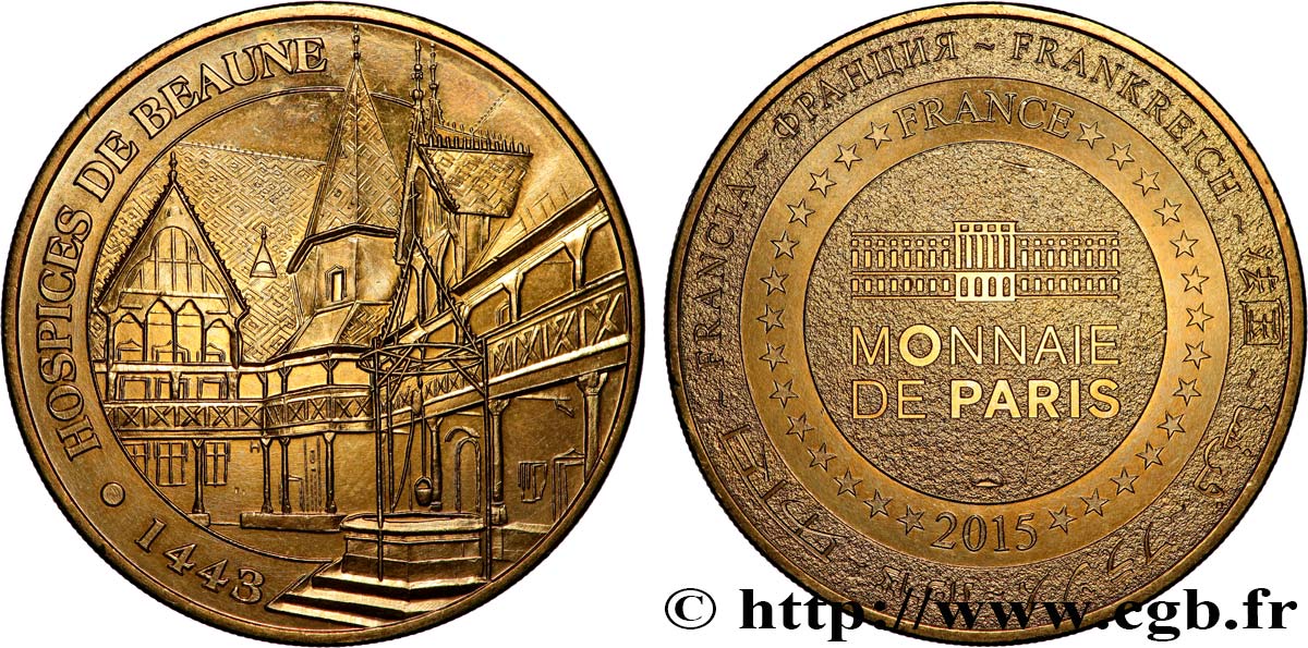 MONUMENTS ET HISTOIRE Médaille, Hospices de Beaune SPL